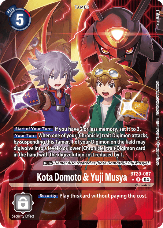 Kota Domoto & Yuji Musya BT20-087 (Alternate Art)