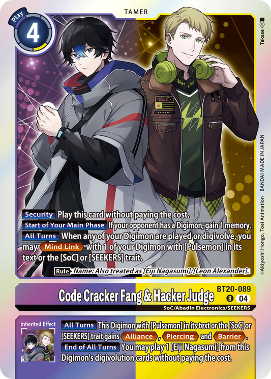 Code Cracker Fang & Hacker Judge BT20-089