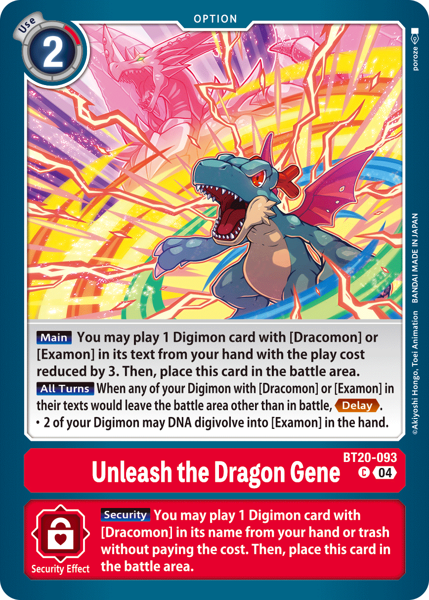 Unleash the Dragon-Gene BT20-093