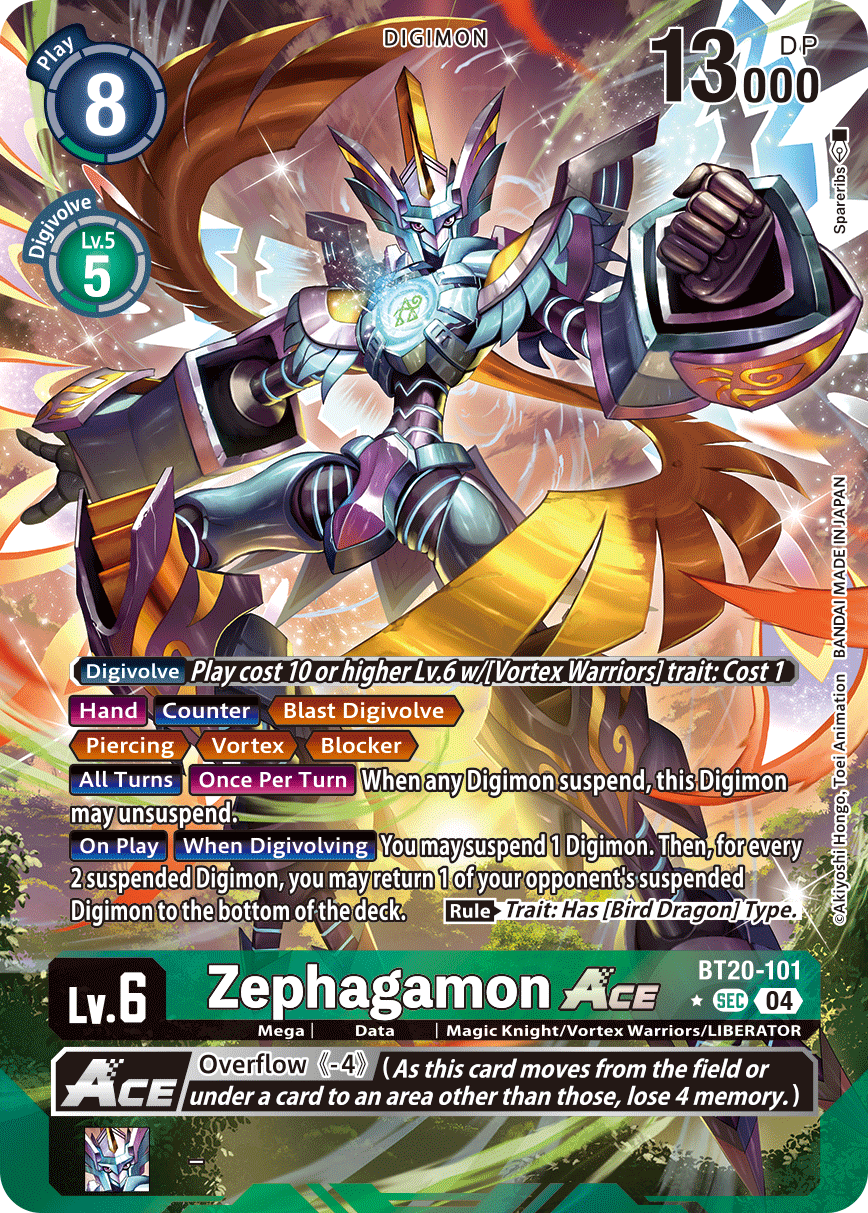 Zephagamon ACE BT20-101 (Alternate Art)