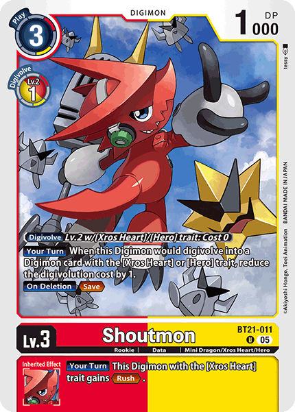 Shoutmon BT21-011