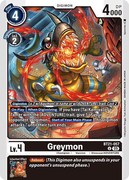 Greymon BT21-057