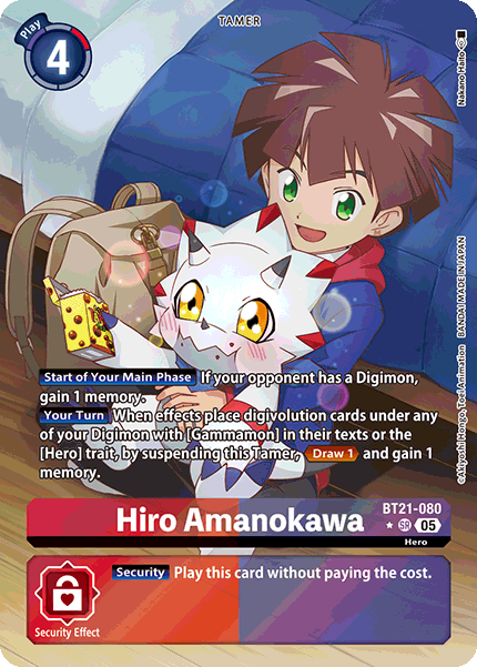 Hiro Amanokawa BT21-080 (Alternate Art)