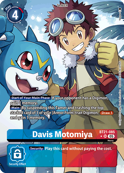 Davis Motomiya BT21-085 (Alternate Art)