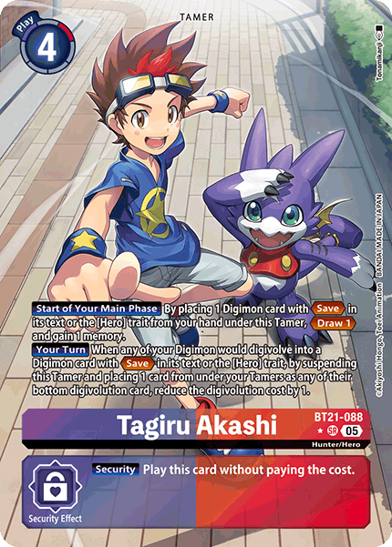 Tagiru Akashi BT21-088 (Alternate Art)