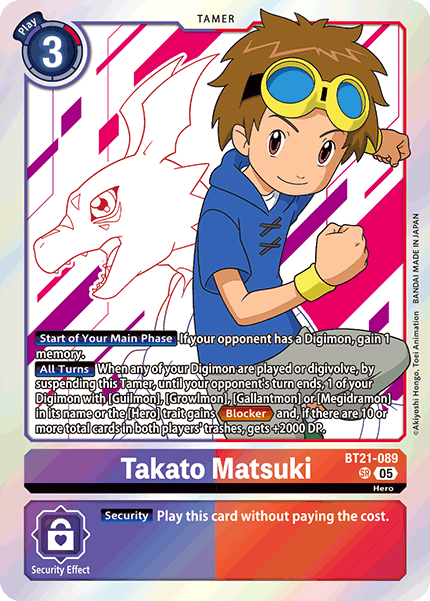 Takato Matsuki BT21-089
