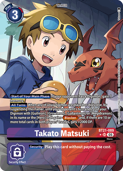 Takato Matsuki BT21-089 (Alternate Art)