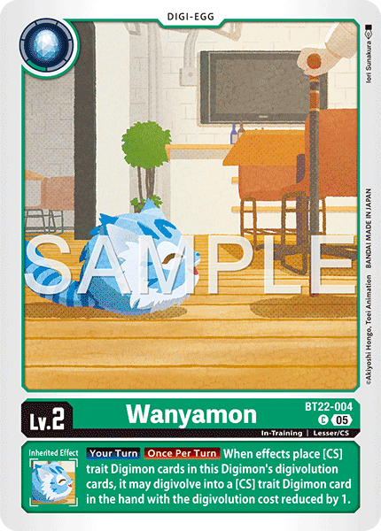 Wanyamon BT22-004