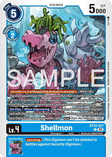 Shellmon BT22-021