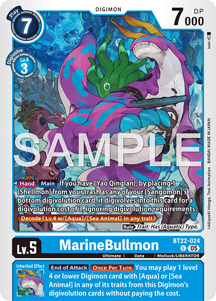 MarineBullmon BT22-024