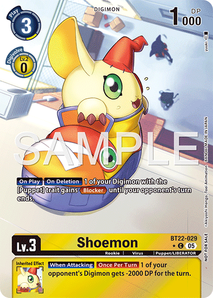 Shoemon BT22-029 (Alternate Art)