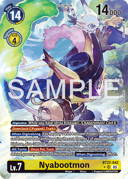 Nyabootmon BT22-042 (Alternate Art)