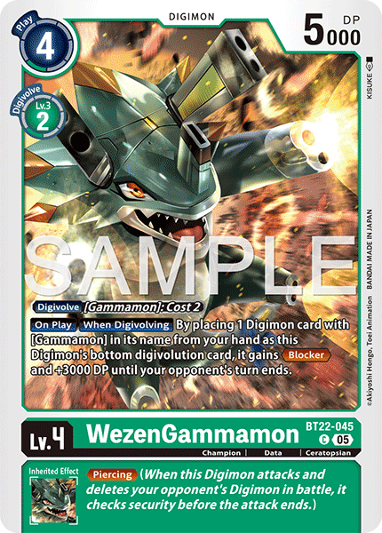 WezenGammamon BT22-045