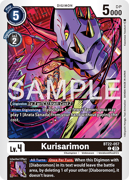 Kurisarimon BT22-057