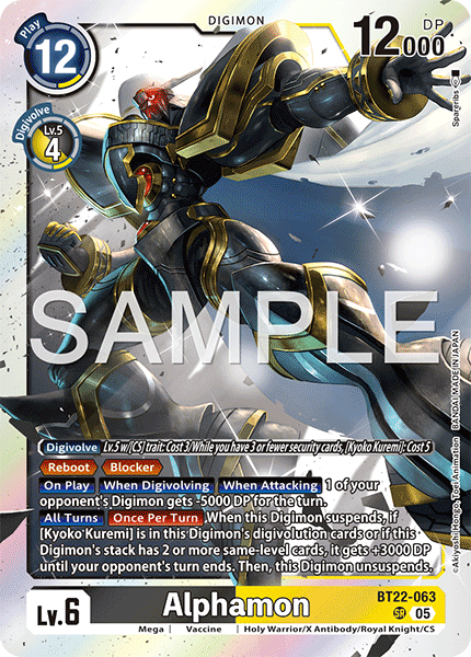 Alphamon BT22-063