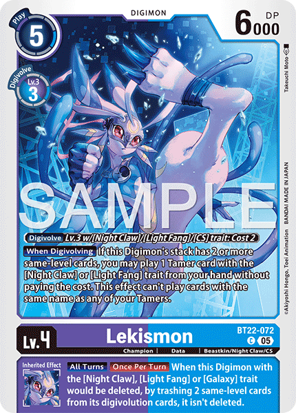 Lekismon BT22-072