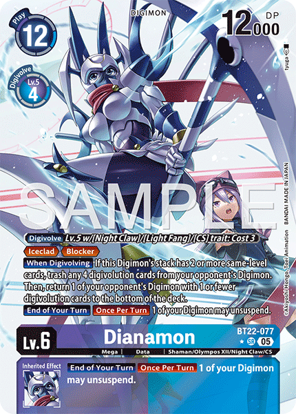 Dianamon BT22-077 (Alternate Art)