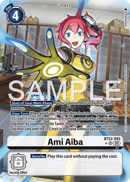Ami Aiba BT22-093 (Alternate Art)