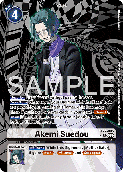 Akemi Suedou BT22-095 (Alternate Art)