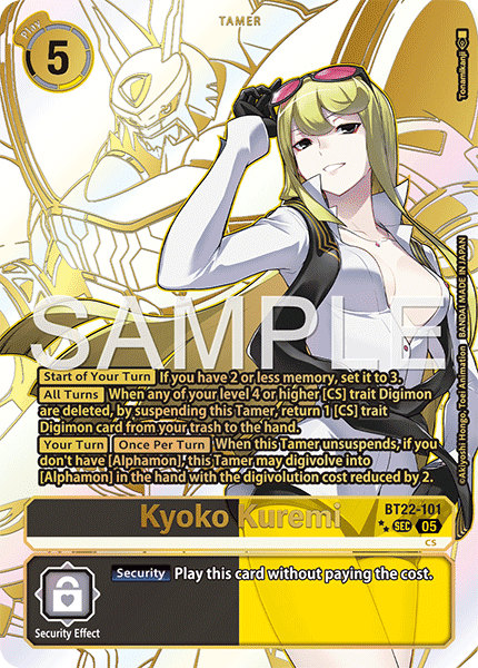 Kyoko Kuremi BT22-101 (Alternate Art)2