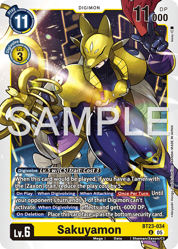 Sakuyamon BT23-034