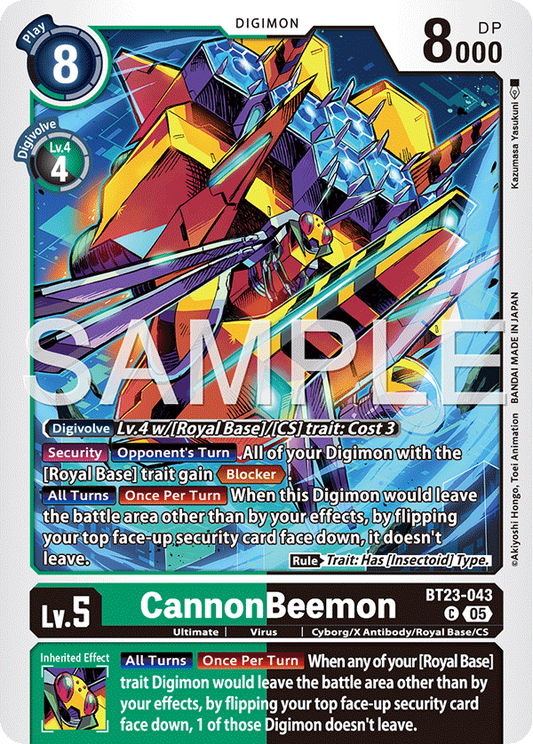 CannonBeemon BT23-043