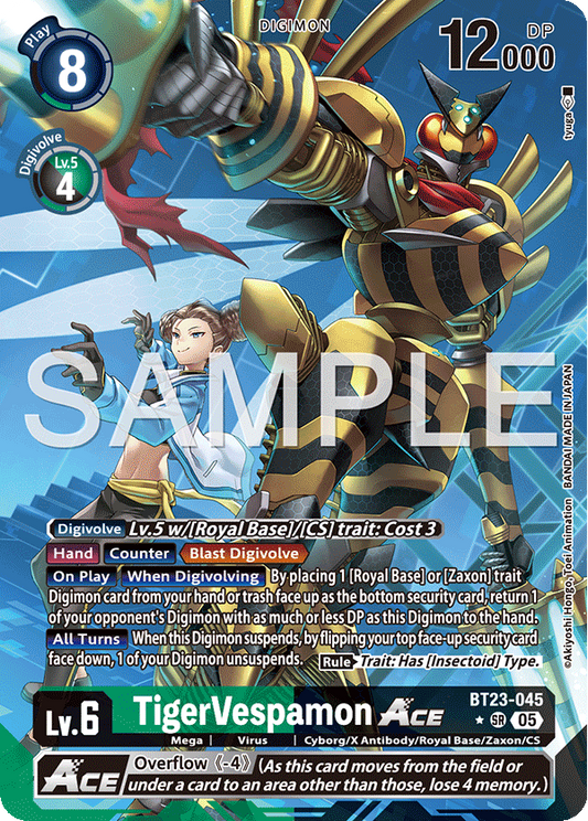 TigerVespamon ACE BT23-045 (Alternate Art)
