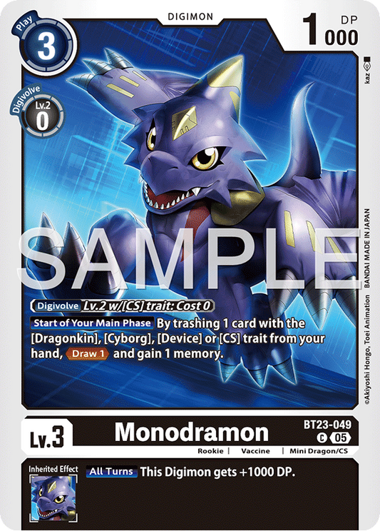 Monodramon BT23-049