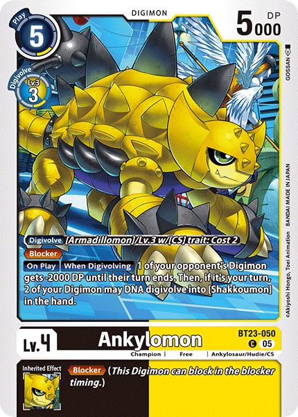 Ankylomon BT23-050