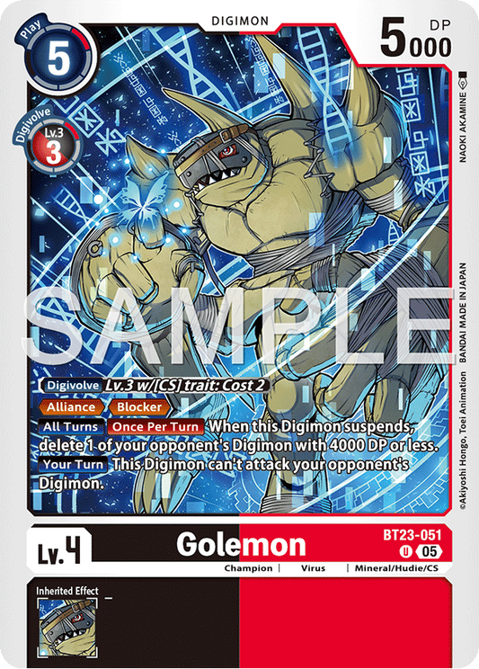 Golemon BT23-051