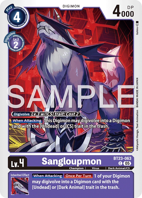 Sangloupmon BT23-063