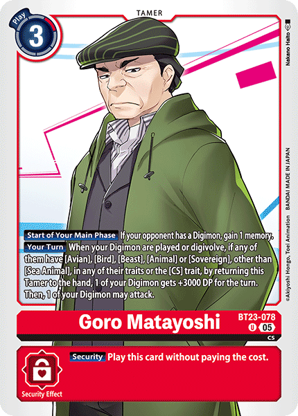 Goro Matayoshi BT23-078