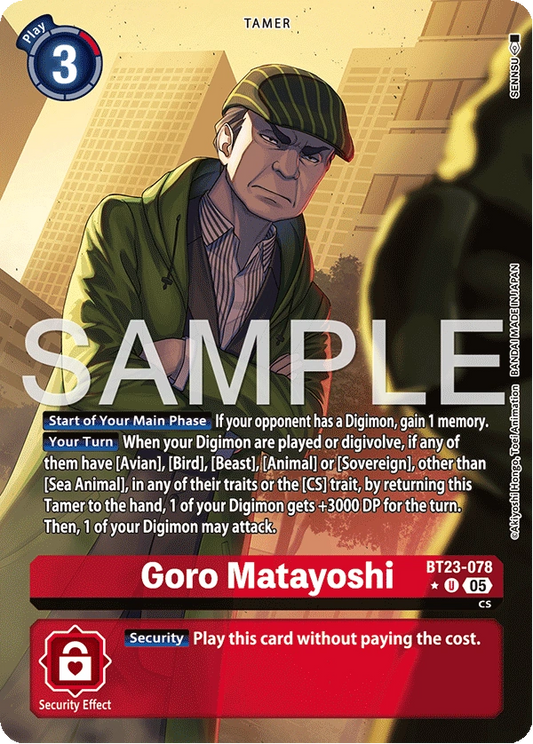 Goro Matayoshi BT23-078 (Alternate Art)