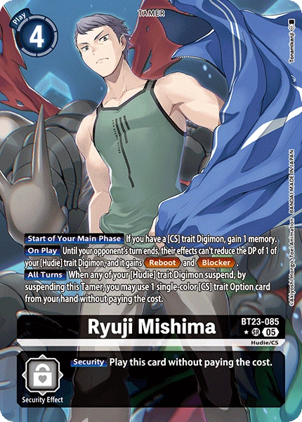 Ryuji Mishima BT23-085 (Alternate Art)