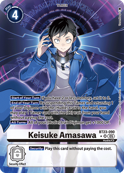 Keisuke Amasawa BT23-090 (Alternate Art)