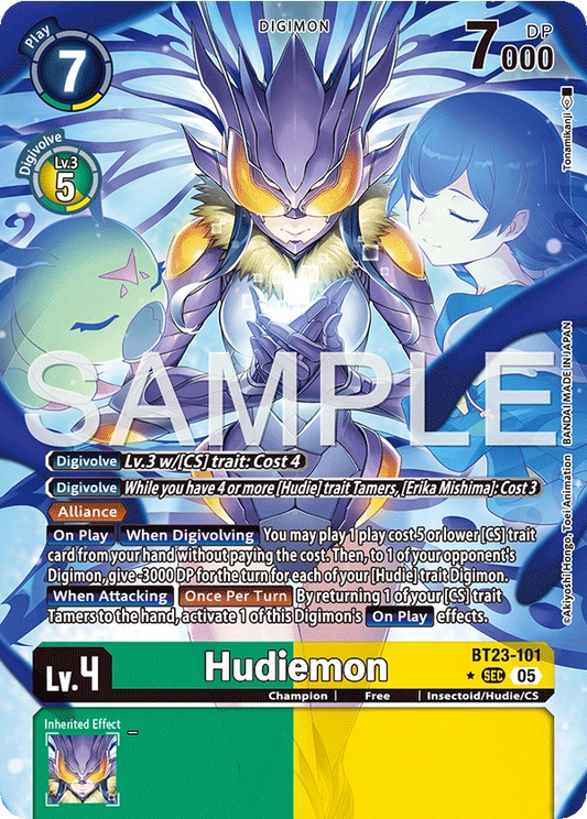 Hudiemon BT23-101 (Alternate Art)