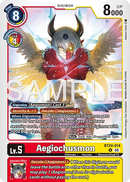 Aegiochusmon BT24-014