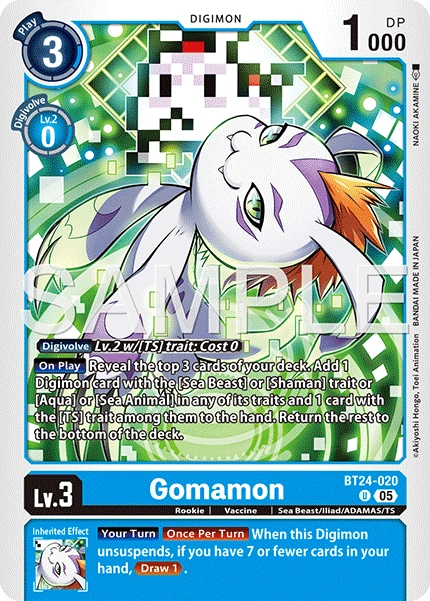 Gomamon BT24-020