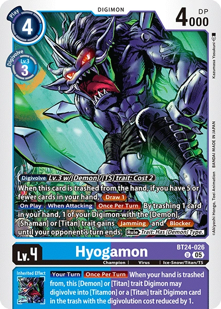 Hyogamon BT24-026