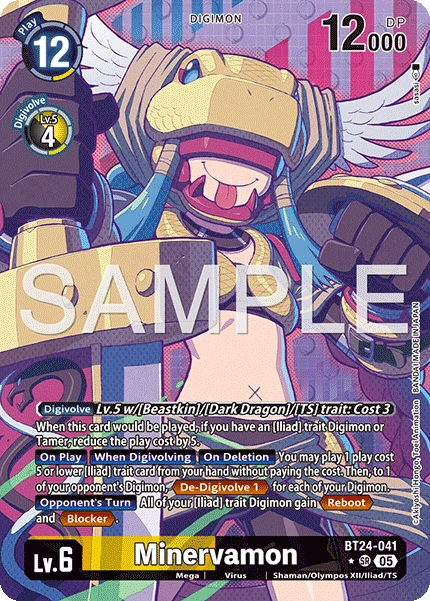 Minervamon BT24-041 (Alternate Art)