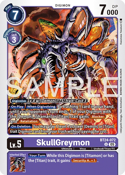 SkullGreymon BT24-072