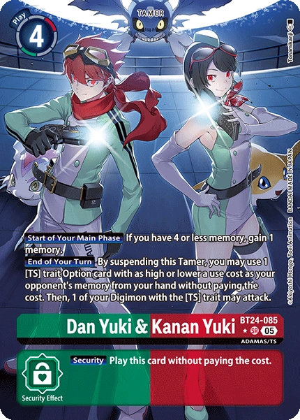 Dan Yuki & Kanan Yuki BT24-085 (Alternate Art)
