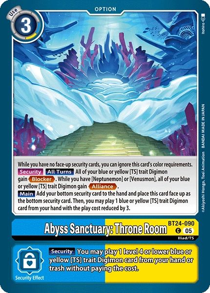 Abyss Sanctuary: Throne Room BT24-090