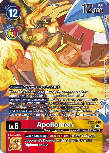 Apollomon BT25-018 (Alternate Art)