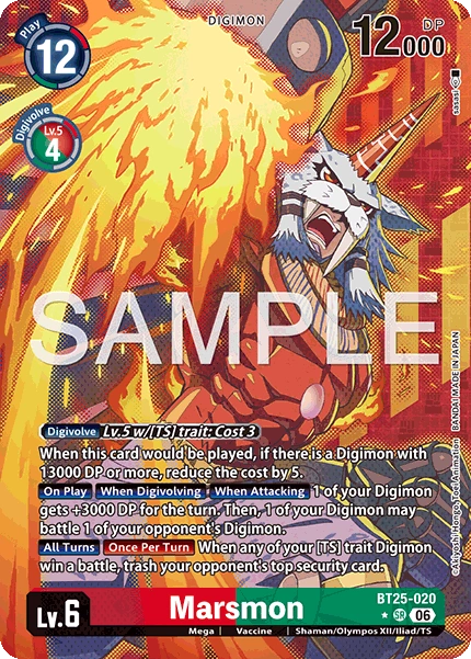 Marsmon BT25-020 (Alternate Art)
