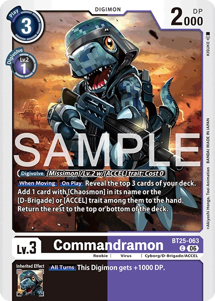 Commandramon BT25-063