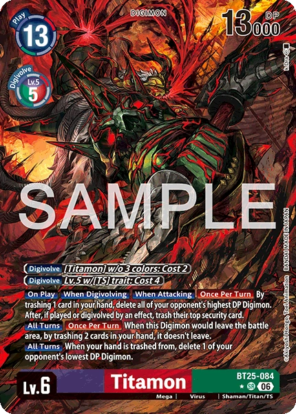 Titamon BT25-084 (Alternate Art)