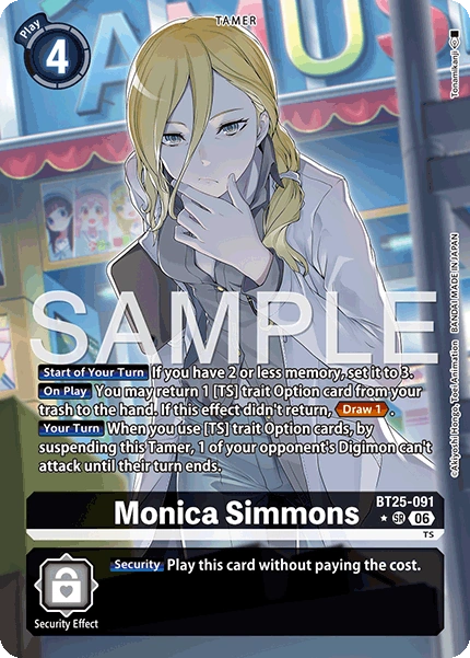 Monica Simmons BT25-091 (Alternate Art)