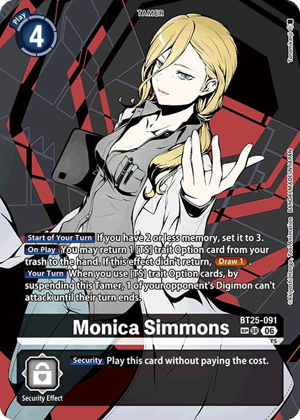 Monica Simmons BT25-091 (Alternate Art)2