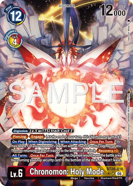 Chronomon: Holy Mode BT26-016 (Alternate Art)